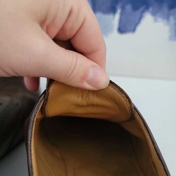 Bally Men's Normal Brown Wing Tip Oxford Dress Shoes Size 12 Great Condition - Picture 7 of 12